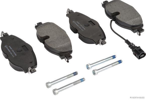 set placute frana,frana disc J3600822 HERTH+BUSS JAKOPARTS