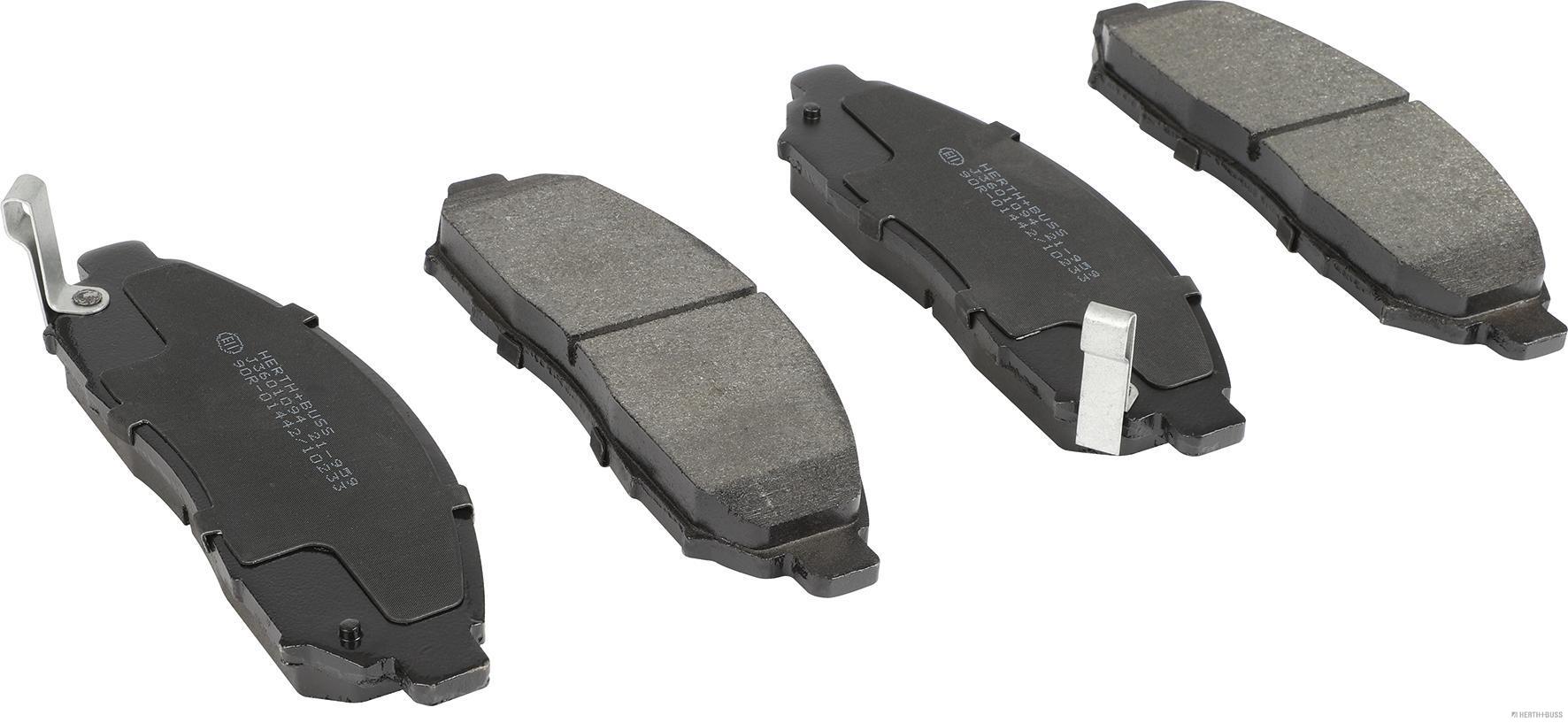 set placute frana,frana disc J3601094 HERTH+BUSS JAKOPARTS