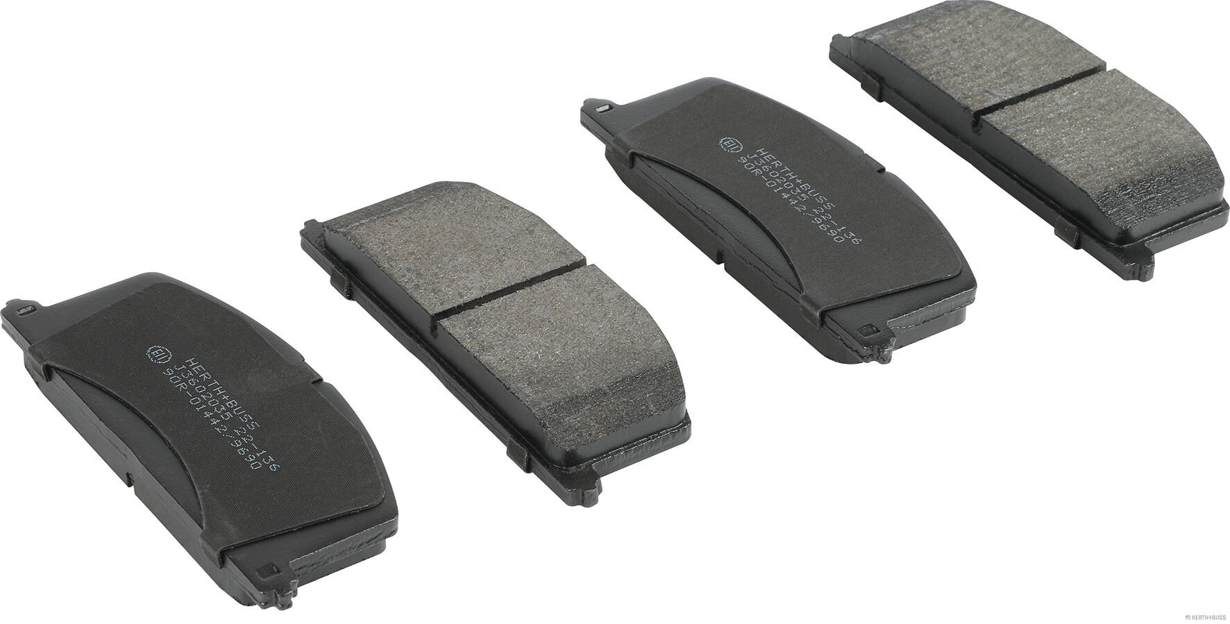 set placute frana,frana disc J3602035 HERTH+BUSS JAKOPARTS