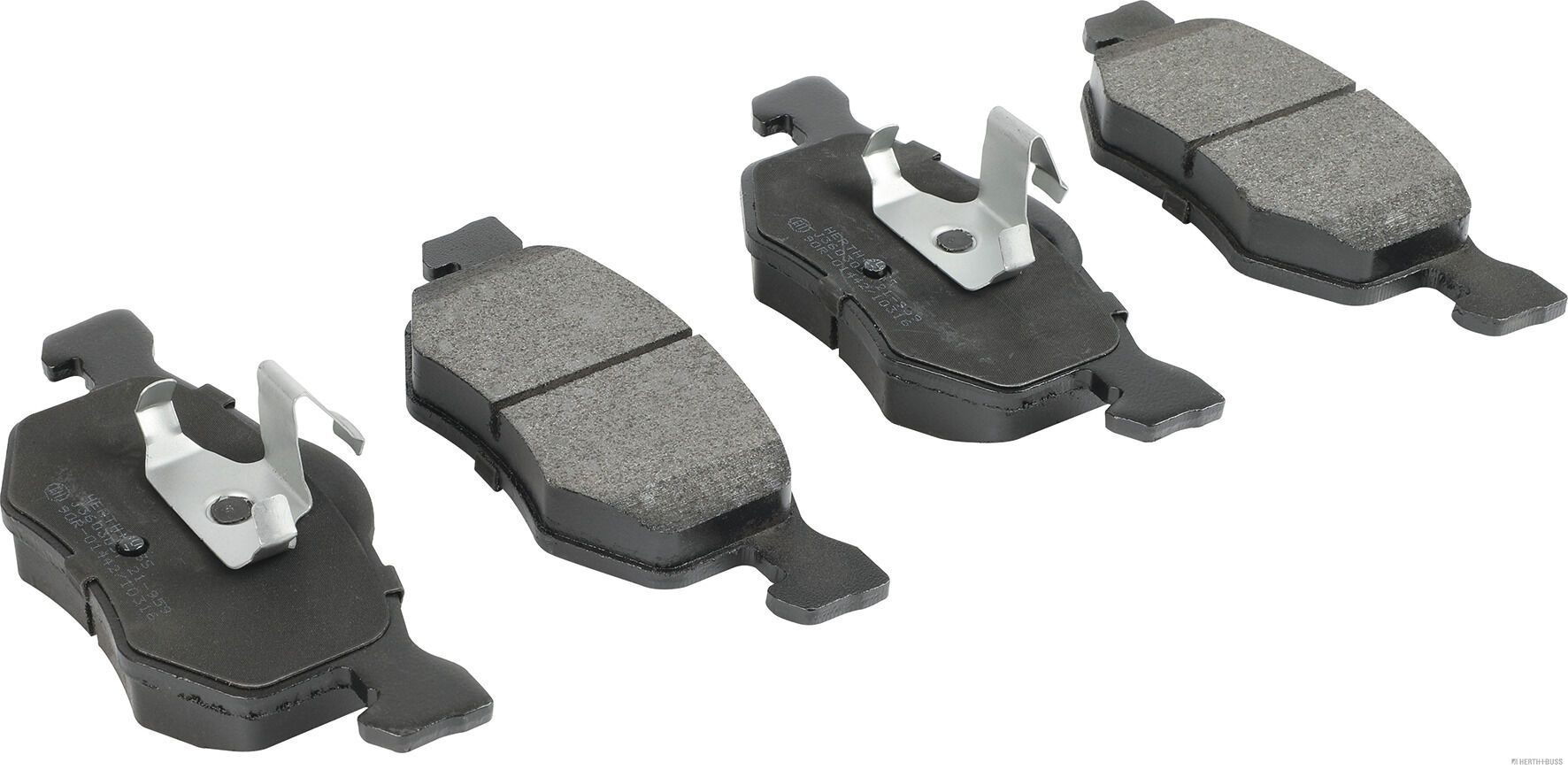 set placute frana,frana disc J3603057 HERTH+BUSS JAKOPARTS