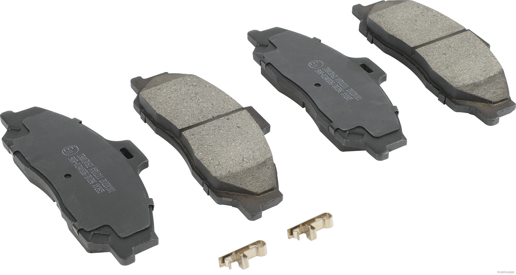 set placute frana,frana disc J3603062 HERTH+BUSS JAKOPARTS