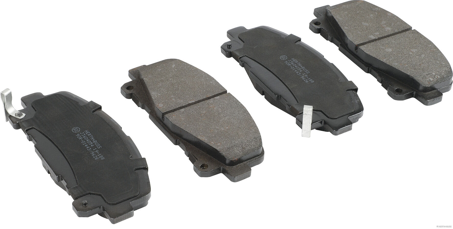 set placute frana,frana disc J3604054 HERTH+BUSS JAKOPARTS