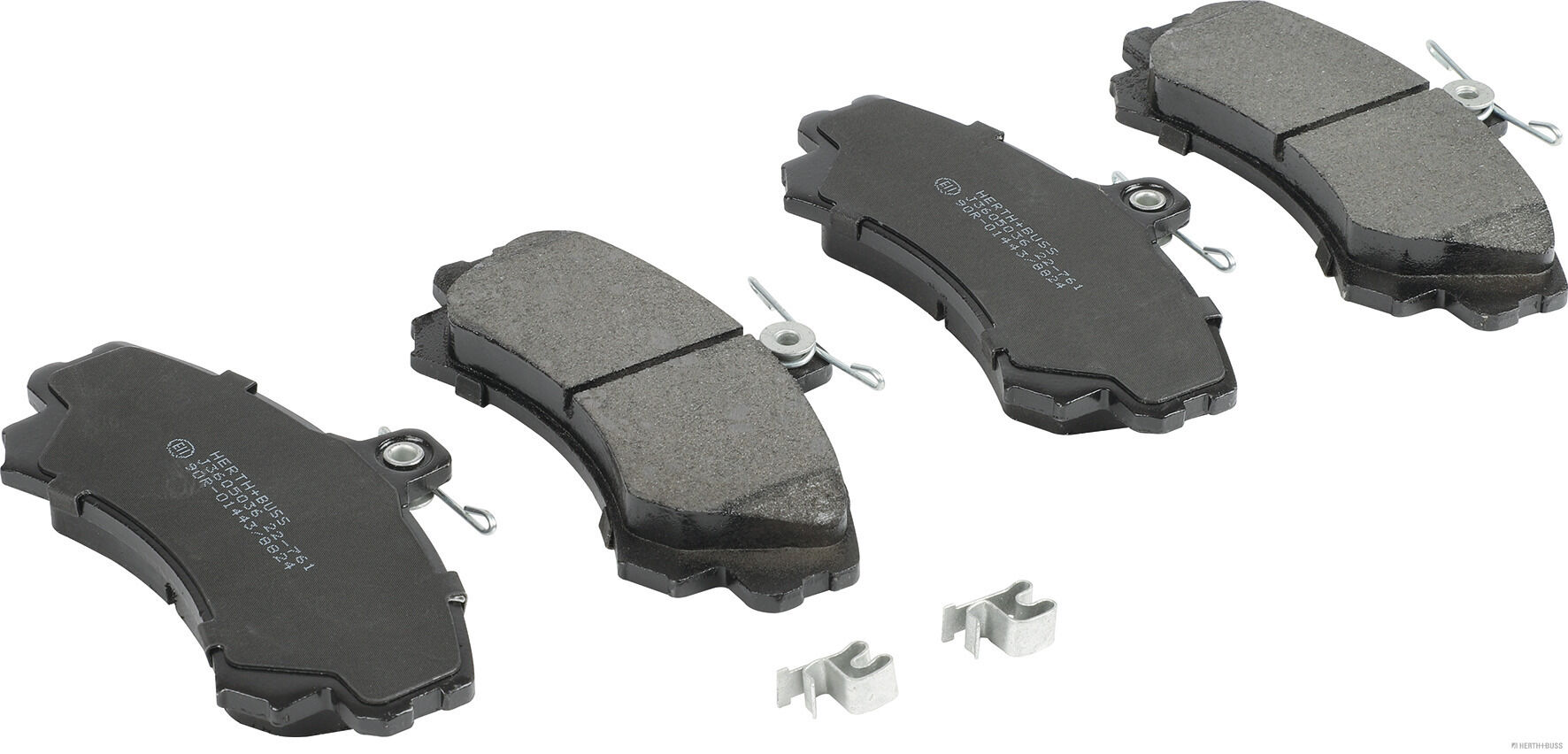 set placute frana,frana disc J3605036 HERTH+BUSS JAKOPARTS