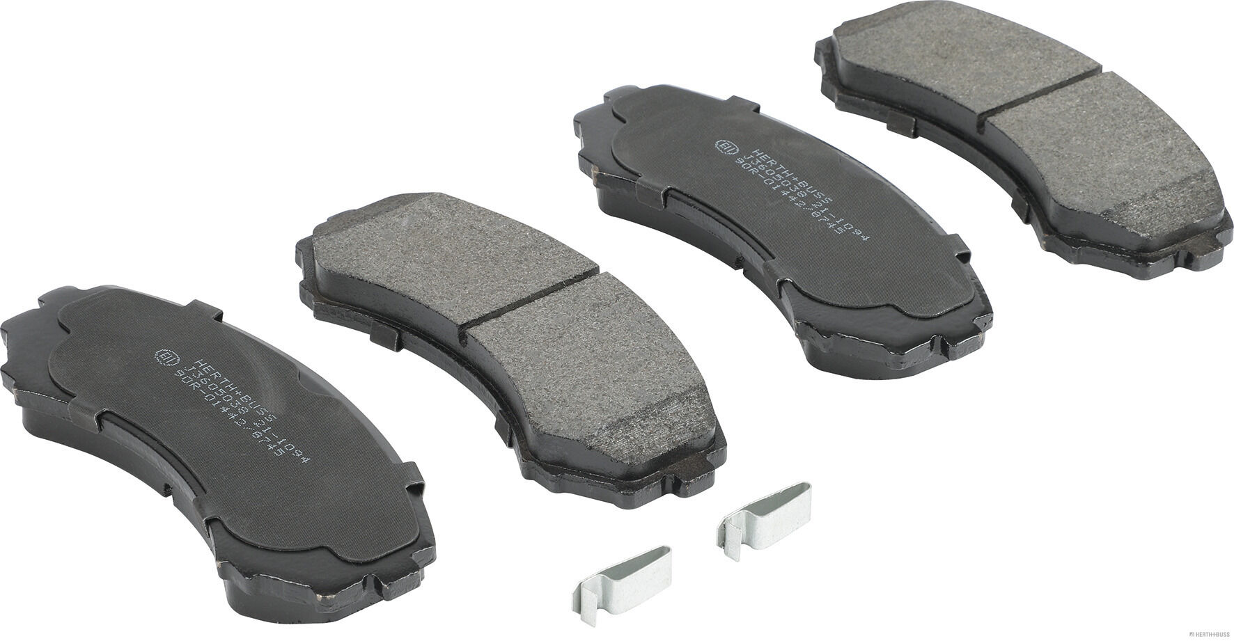 set placute frana,frana disc J3605038 HERTH+BUSS JAKOPARTS