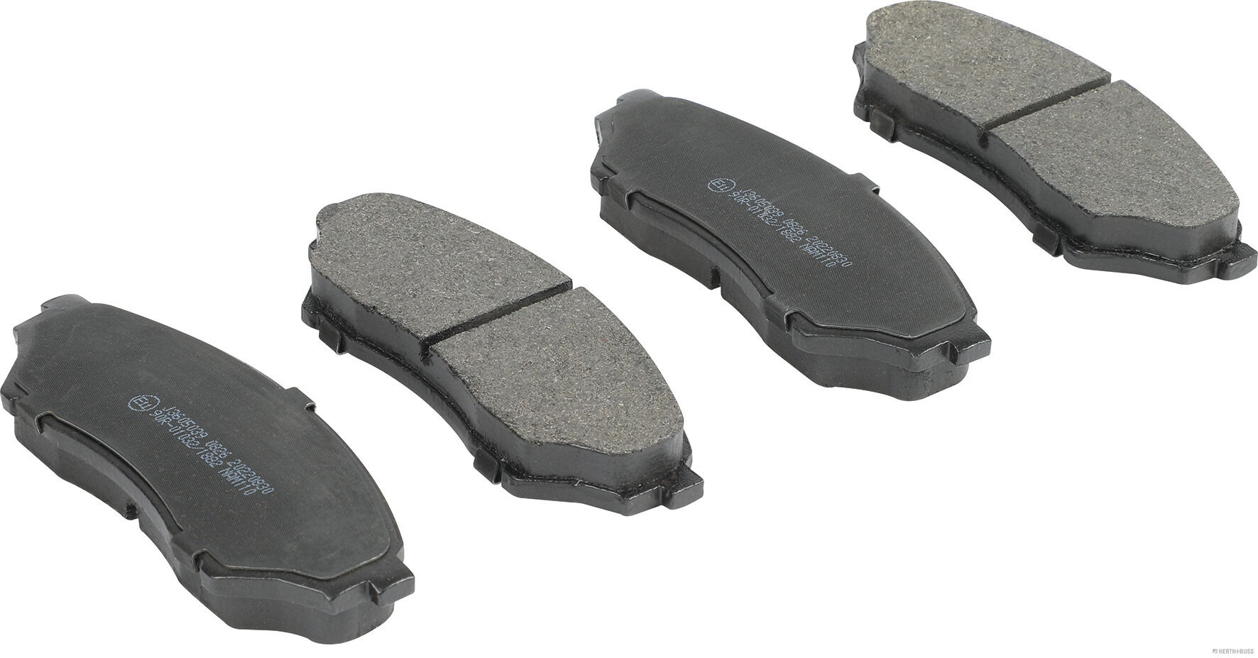 set placute frana,frana disc J3605039 HERTH+BUSS JAKOPARTS