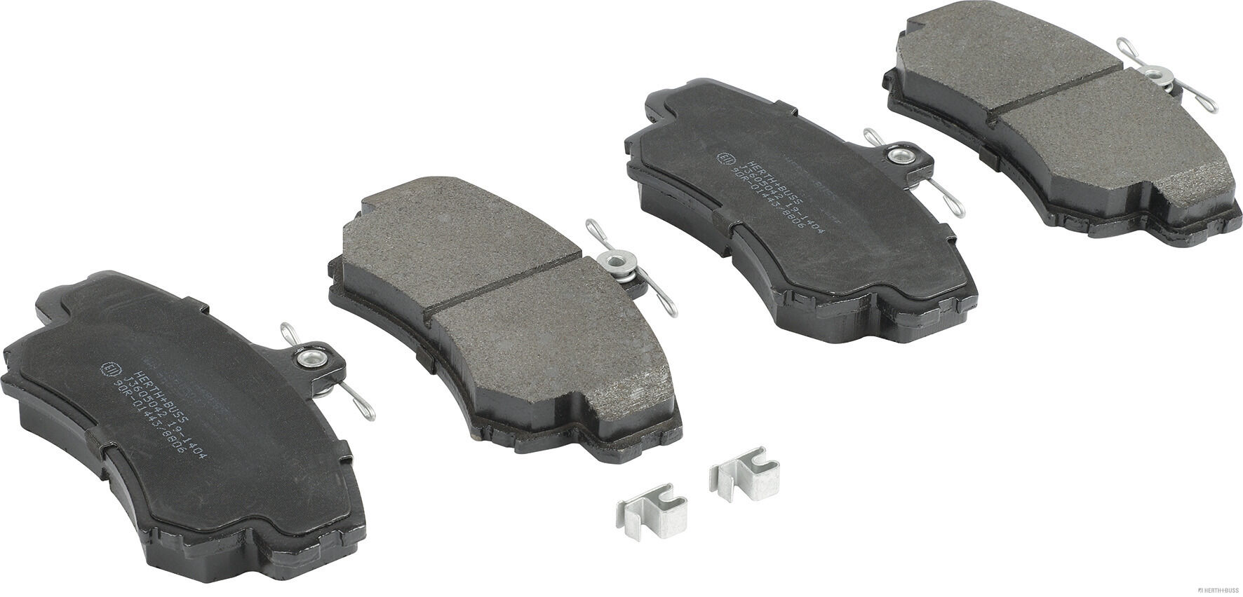 set placute frana,frana disc J3605042 HERTH+BUSS JAKOPARTS
