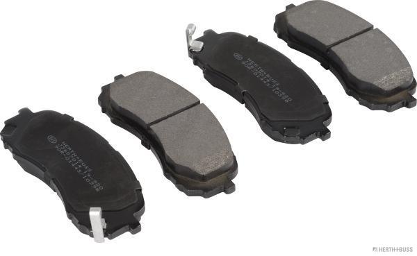 set placute frana,frana disc J3607014 HERTH+BUSS JAKOPARTS