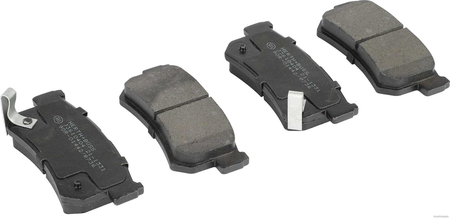 set placute frana,frana disc J3610404 HERTH+BUSS JAKOPARTS