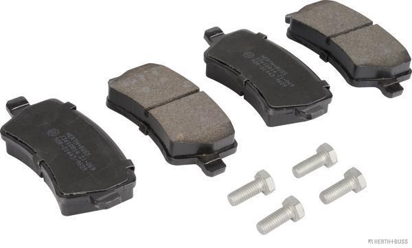 set placute frana,frana disc J3610814 HERTH+BUSS JAKOPARTS