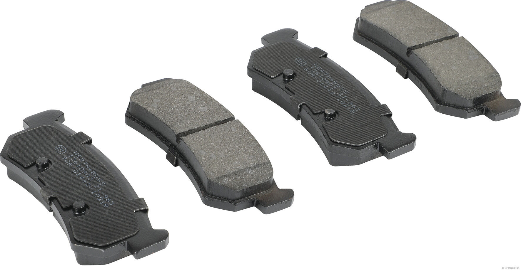 set placute frana,frana disc J3610903 HERTH+BUSS JAKOPARTS