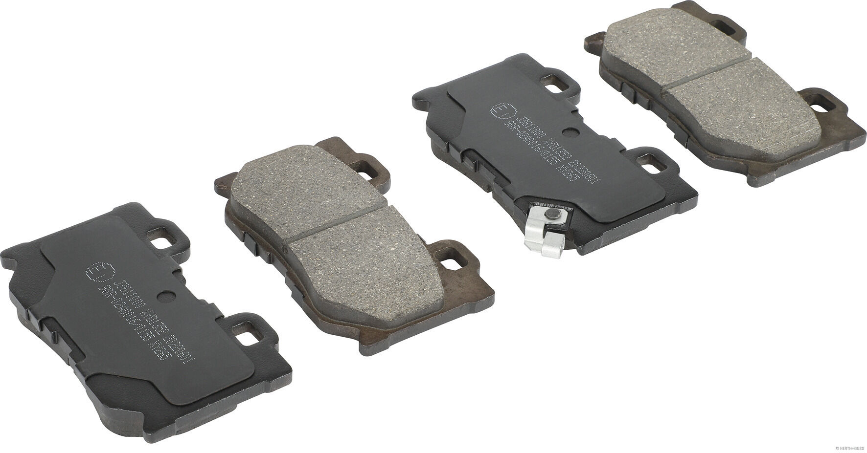 set placute frana,frana disc J3611000 HERTH+BUSS JAKOPARTS