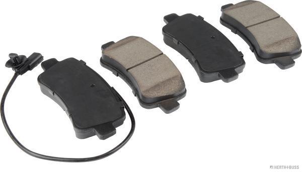 set placute frana,frana disc J3611006 HERTH+BUSS JAKOPARTS