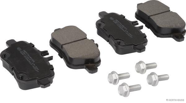 set placute frana,frana disc J3611011 HERTH+BUSS JAKOPARTS