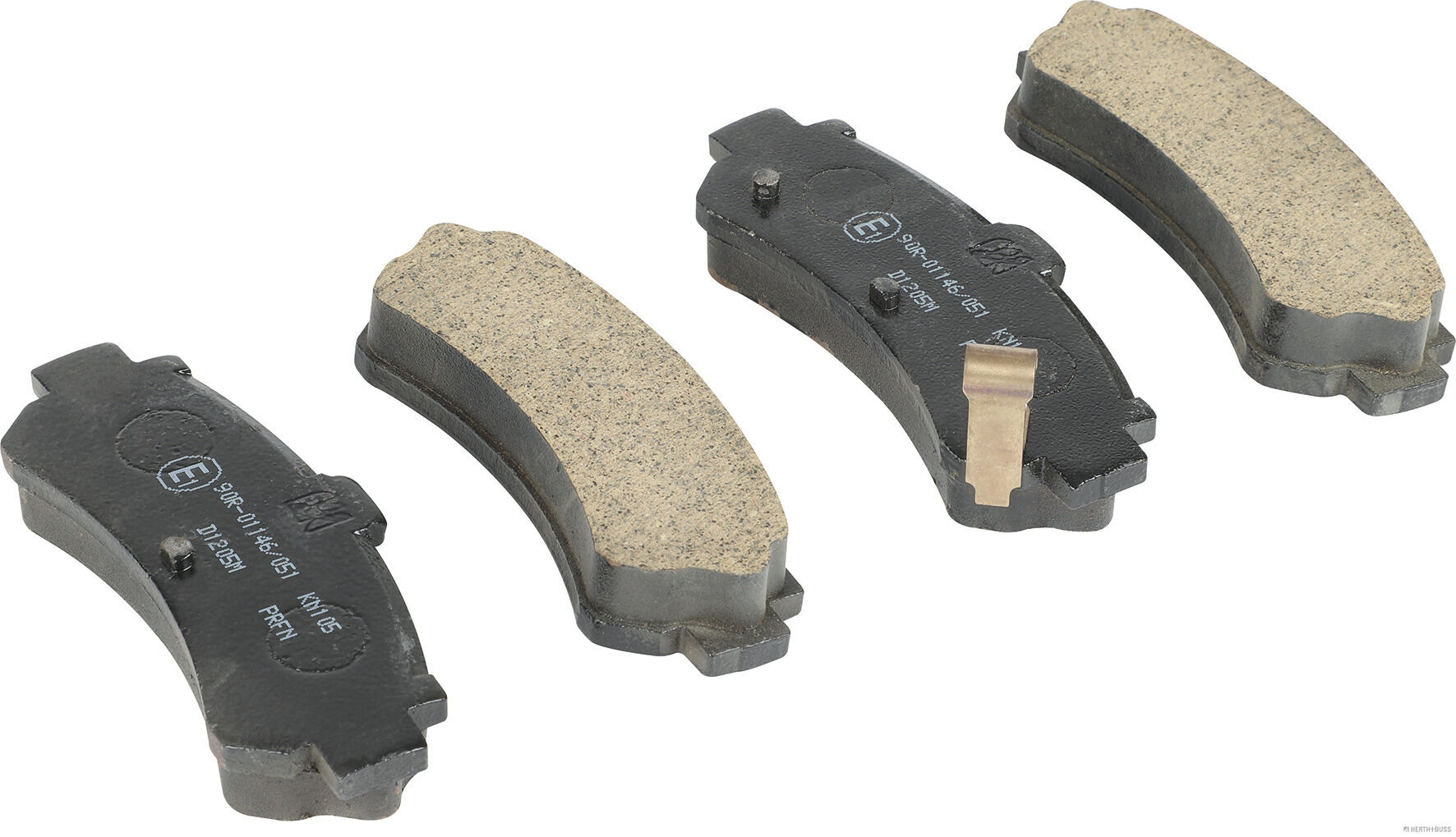 set placute frana,frana disc J3611039 HERTH+BUSS JAKOPARTS