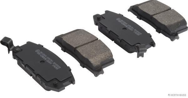 set placute frana,frana disc J3612009 HERTH+BUSS JAKOPARTS