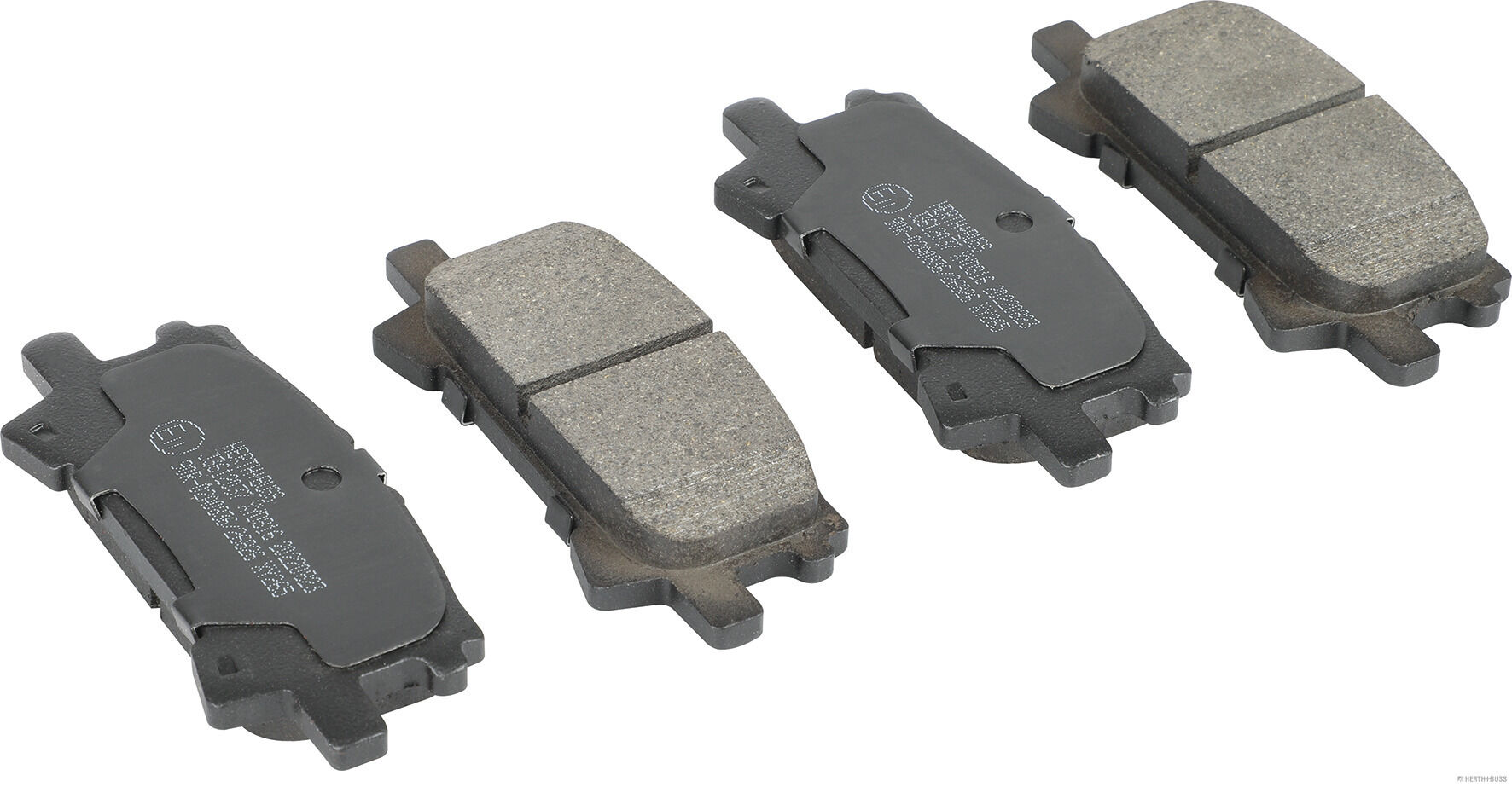 set placute frana,frana disc J3612037 HERTH+BUSS JAKOPARTS
