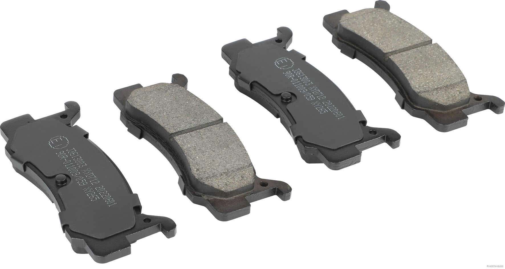 set placute frana,frana disc J3613003 HERTH+BUSS JAKOPARTS