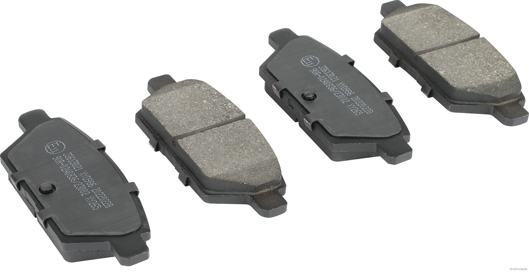 set placute frana,frana disc J3613021 HERTH+BUSS JAKOPARTS