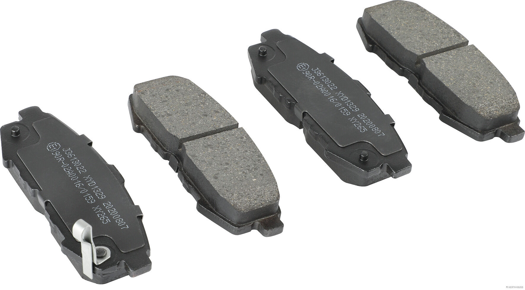 set placute frana,frana disc J3613022 HERTH+BUSS JAKOPARTS