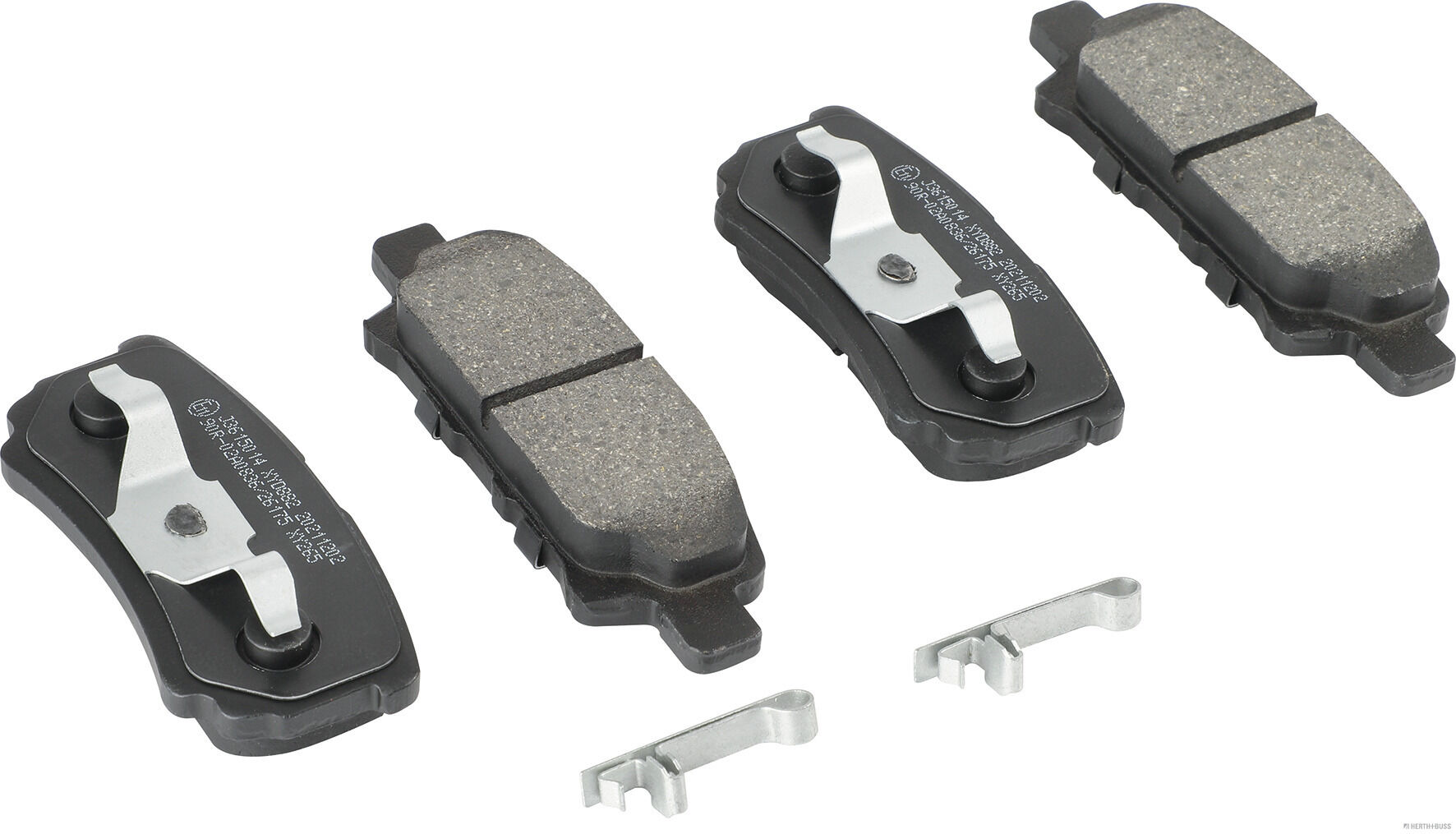 set placute frana,frana disc J3615014 HERTH+BUSS JAKOPARTS