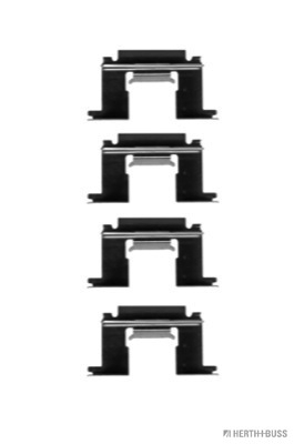 Set accesorii, placute frana J3661001 HERTH+BUSS JAKOPARTS