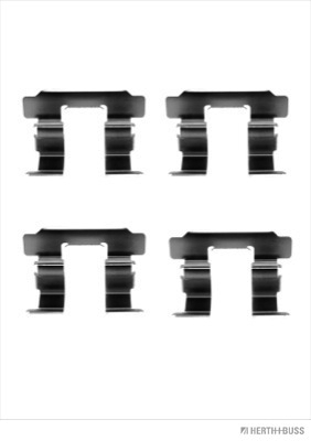 Set accesorii, placute frana J3661013 HERTH+BUSS JAKOPARTS