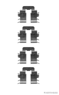 Set accesorii, placute frana J3661018 HERTH+BUSS JAKOPARTS