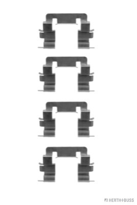 Set accesorii, placute frana J3661019 HERTH+BUSS JAKOPARTS