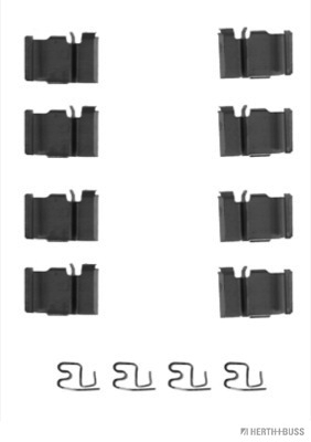Set accesorii, placute frana J3662011 HERTH+BUSS JAKOPARTS