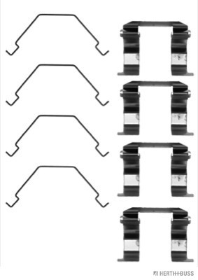 Set accesorii, placute frana J3663007 HERTH+BUSS JAKOPARTS