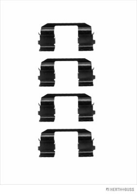 Set accesorii, placute frana J3664009 HERTH+BUSS JAKOPARTS