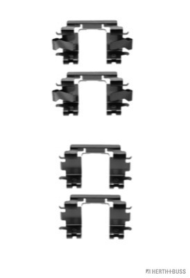Set accesorii, placute frana J3664012 HERTH+BUSS JAKOPARTS