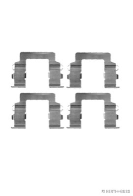 Set accesorii, placute frana J3665004 HERTH+BUSS JAKOPARTS