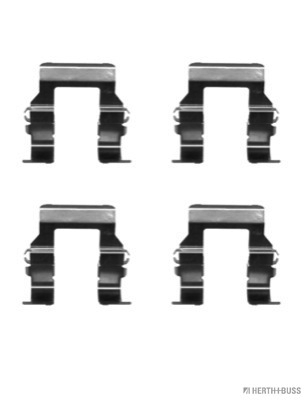 Set accesorii, placute frana J3665012 HERTH+BUSS JAKOPARTS