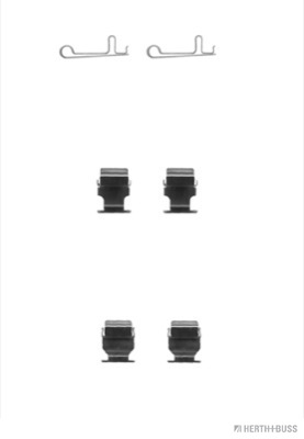 Set accesorii, placute frana J3666003 HERTH+BUSS JAKOPARTS