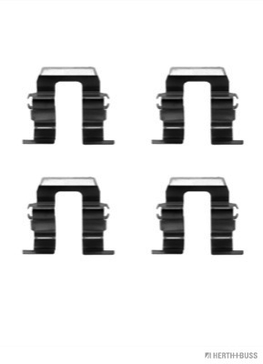 Set accesorii, placute frana J3667001 HERTH+BUSS JAKOPARTS