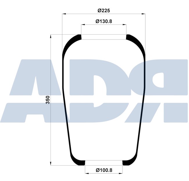 Burduf, suspensie pneumatica 51159210 ADR
