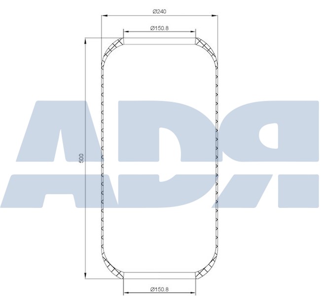 Burduf, suspensie pneumatica 51212250 ADR