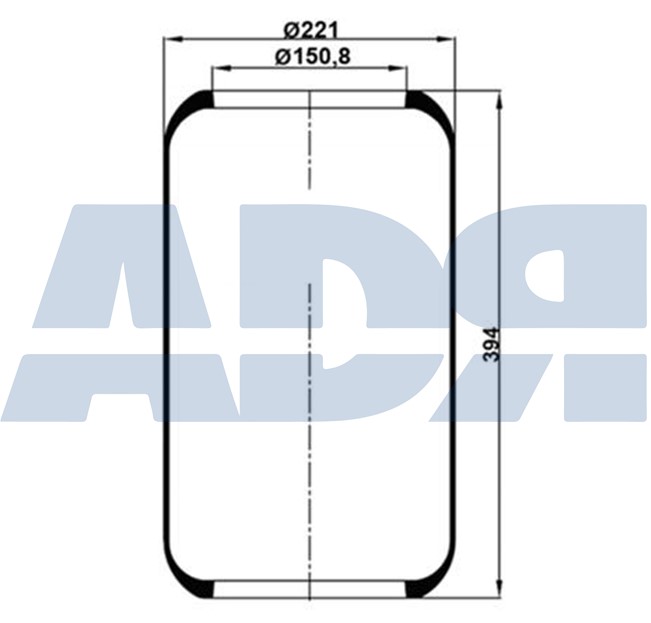 Burduf, suspensie pneumatica 51349140 ADR