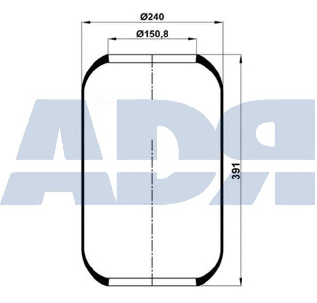 Burduf, suspensie pneumatica 51550000 ADR