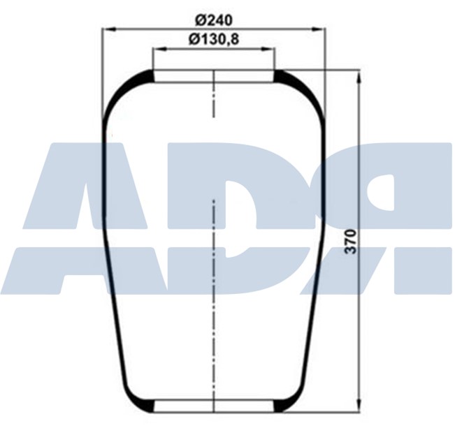 Burduf, suspensie pneumatica 51562000 ADR