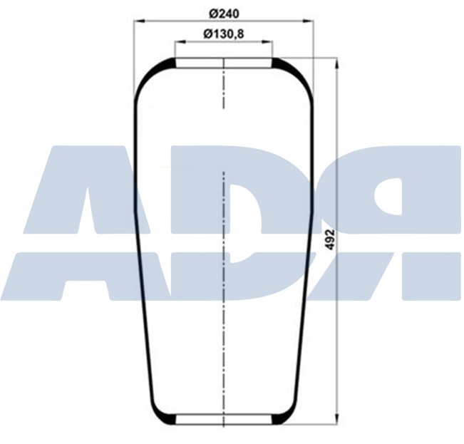 Burduf, suspensie pneumatica 51602000 ADR