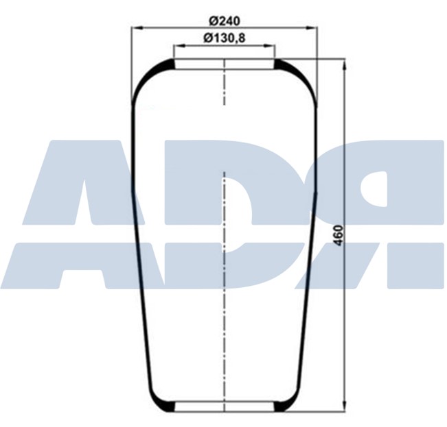 Burduf, suspensie pneumatica 51619000 ADR