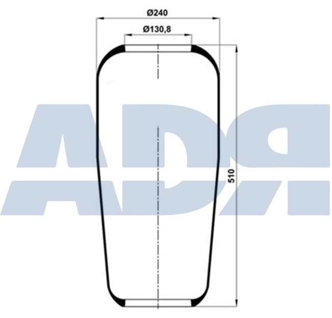 Burduf, suspensie pneumatica 51695000 ADR