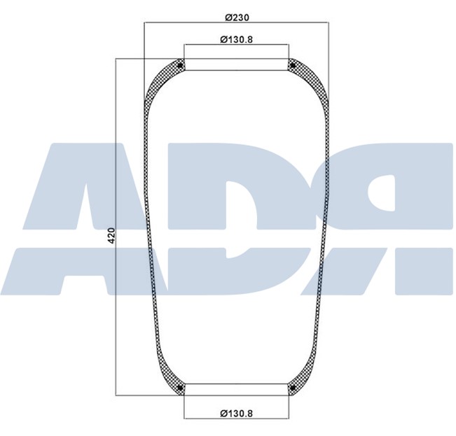 Burduf, suspensie pneumatica 51773000 ADR