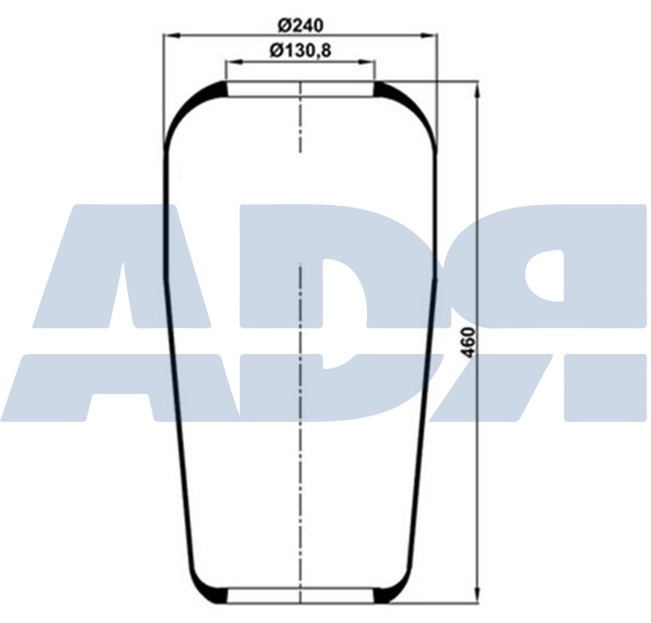 Burduf, suspensie pneumatica 51805000 ADR