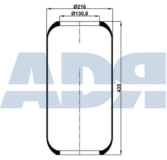 Burduf, suspensie pneumatica 51834000 ADR