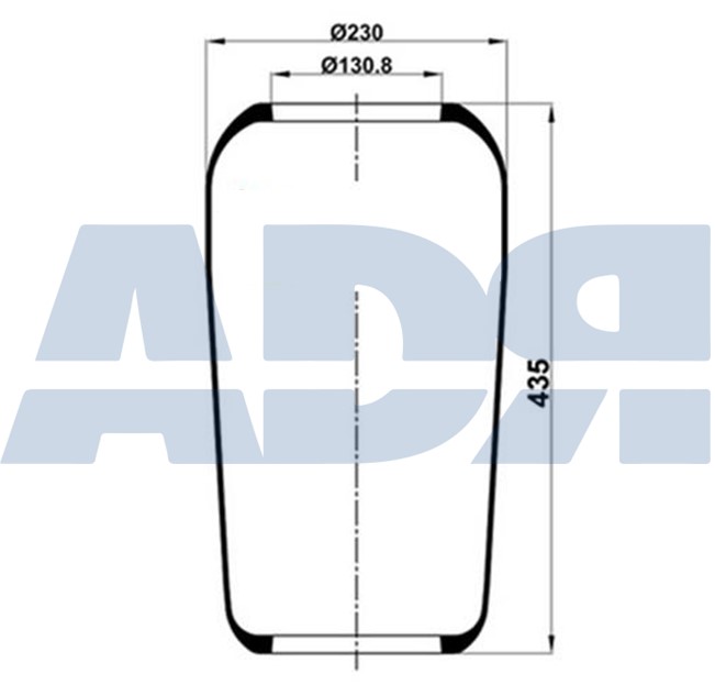 Burduf, suspensie pneumatica 51835000 ADR