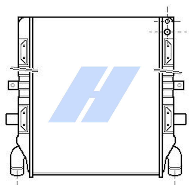 Radiator, racire motor 10045017 HIGHWAY AUTOMOTIVE