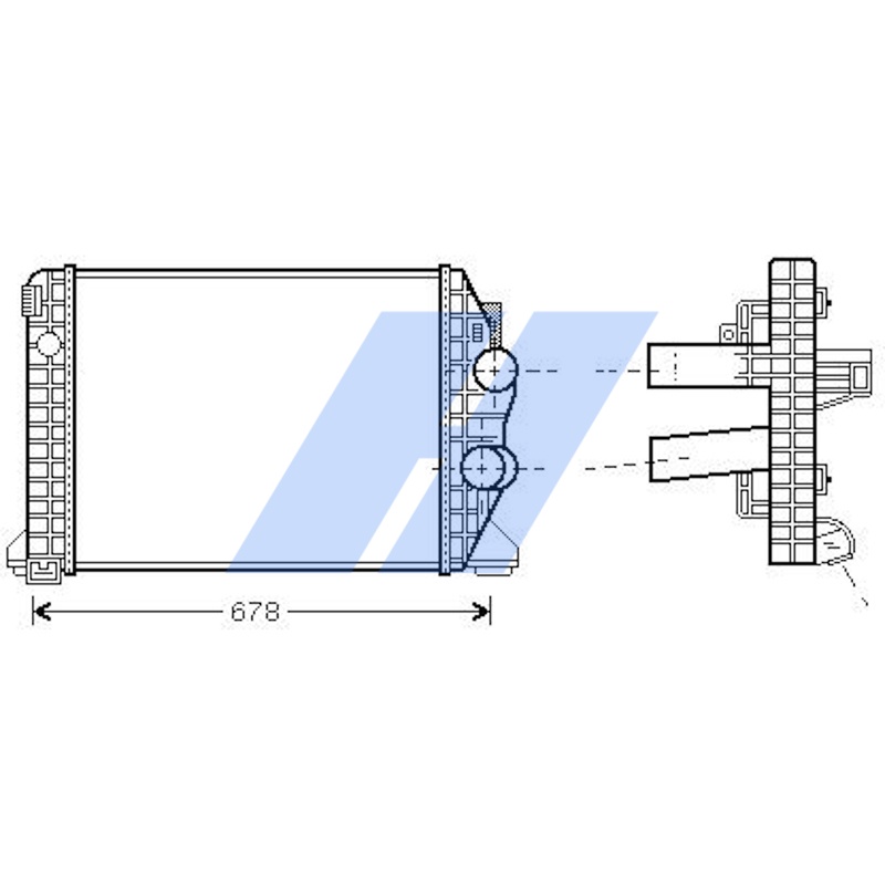 Intercooler, compresor 20033011 HIGHWAY AUTOMOTIVE